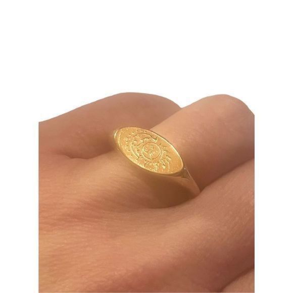 Rose GOLD MOON N SUN RING - Picture 6 of 6